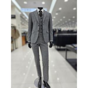 [파렌하이트][24F/W] 그레이멜란지 글렌 체크 정장세트 FJJ2338