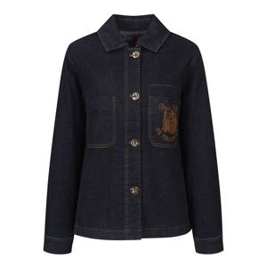 [베스띠벨리]백 스트링 자수 포켓 데님 자켓 BJJKI2118 B