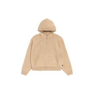 스투시 쿼터 집 니트 후드 탄 117278