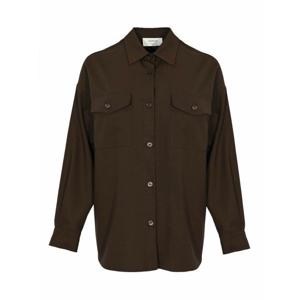 [MAX MARA WEEKEND] 라프리마 여성 셔츠 Firmina 인 Levantine 울 25251960166E15 Dark Brown /8