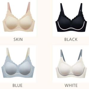 웨이브 햄라인 노와이어 편한 심리스 브라 브래지어