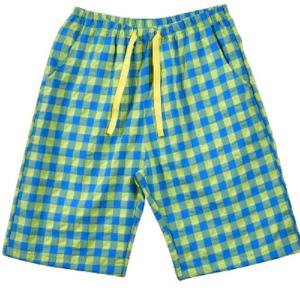 여자 7부 파자마바지 체크바지 잠옷바지 수면바지