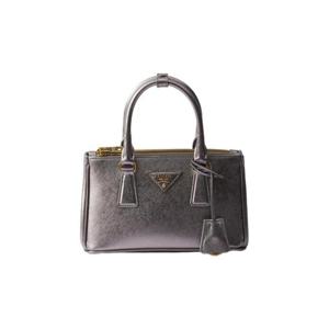 프라다 갤러리아 페이턴트 사피아노 레더 미니백 크롬 1BA916-2AO6-F0135