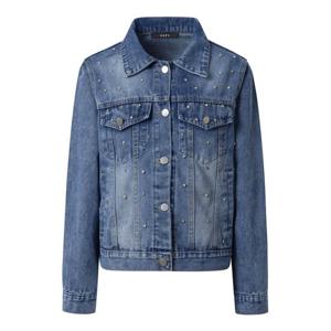 [GGPX]큐빅 카라 데님 크롭 자켓 (GPAJK009D)