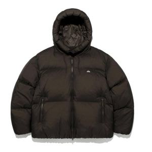 LEE 후드 립스탑 푸퍼 다운 자켓 B1 LE2504DP02 BR