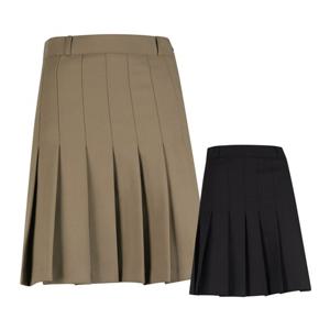 럭스골프 여성 백밴딩 플리츠 기모 6부 큐롯 스커트 BMU25W116W