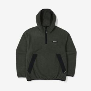 휠라 남여공용 플리스 반집업 후드티 FS2POF4132X_DOV