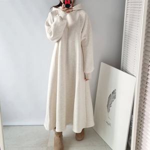 나야홍 / 아이우먼 도톰특양면후드원피스 NSP913M512 빅사이즈