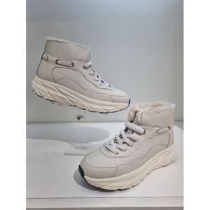 [에스콰이아]MARIO여성 발편한 밴딩끈 방한 퍼 부츠 굽3센치 YADWBS836