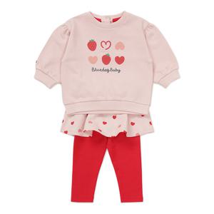 [블루독베이비]하트치마레깅스상하세트 45C70-672-10