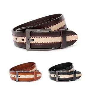 TYA06 튀빙겐스미스 가죽 캐주얼 남성벨트 배색벨트