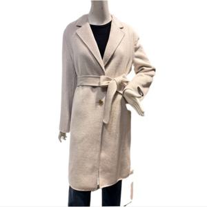 [숲]싱글 투버튼 벨티드 핸드메이드코트(SBAHC901)