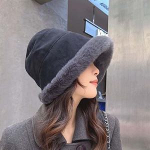 여성 겨울모자 양털버킷햇 귀달이 벙거지 모자