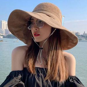 여름 바캉스 여성 데일리 밀집 썬캡 벙거지