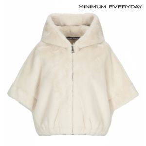 [미니멈][미니멈 에브리데이]퍼 후드 집업 투 포켓 반팔 여성 자켓 (EA3JK022D)