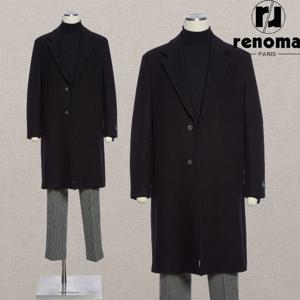 [레노마캐주얼][클리어런스]FW 블랙 최고급 캐시미어 체스터 코트 RQPLBH59AJD