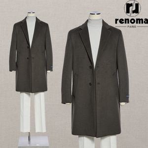 [레노마캐주얼][클리어런스]FW 다크카키 최고급 울 캐시미어 체스터 코트 RPPLBH59AJD