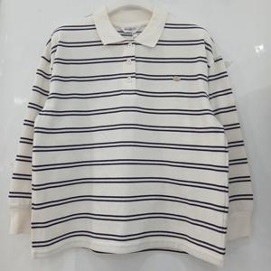 [에꼴리에][모다부평]멀티 스트라이프 오버핏 카라티/26A5452CR_