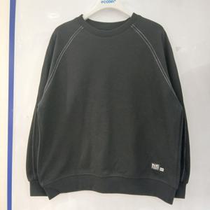 [에꼴리에][모다부평]배색 스티치 맨투맨티/26A5401BK_BP