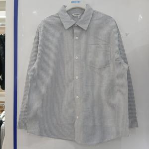 [에꼴리에][모다부평]루즈핏 스트라이프 셔츠/26A5332NY_BP