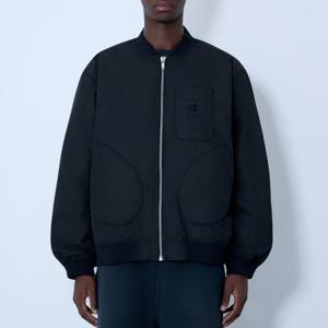 25 FW 챔피온 Nowhere University 유니버시티 봄버 자켓 블랙 222139 PLWOCF KK