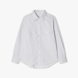 남성 25FW 아이보리 롱 더블 포켓 디테일 셔츠 LLF31607