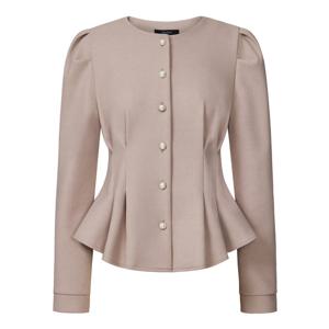 [포커스]페미닌 퍼프 소매 핀턱 블라우스 PBINF5W1BL5130