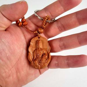 불교 관세음보살 연잎 키링 액막이 행운 합격 부적