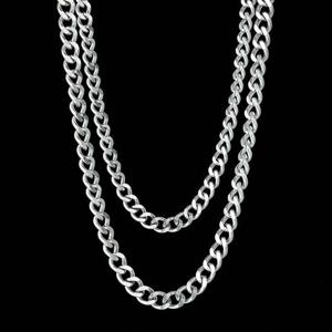 써지컬스틸 쿠바체인 스틸 목걸이 5mm