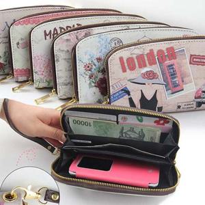 일러스트 장지갑 장지갑 가방 파우치 소지품가방