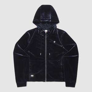 [르꼬끄공식] 여성 얼리스프링 슬림핏 벨벳 후드 집업 QR122OFT15