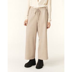 바쉬 24FW 베이지 멜란지 알파카 혼방 와이드핏 롱 밴딩팬츠 SIPA4F021I2