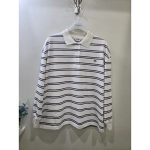 [에꼴리에]멀티 스트라이프 오버핏 카라티 26A54520