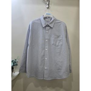 [에꼴리에]루즈핏  스트라이프 셔츠 26A53320