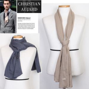 크리스챤오쟈르_비스코스레이온 신사용롱스카프(6SH457)