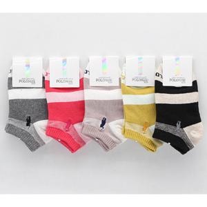 폴로나이즈 아동양말(두줄링글) 5~6세용 3켤레랜덤