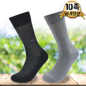 면100 남성 사각 망사양말 장목 10족 여름 신사 정장양말