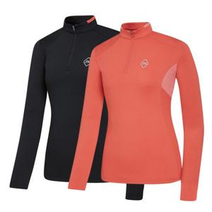 콜핑 사이드배색 여성 가을 멜란지 집업 등산 티셔츠