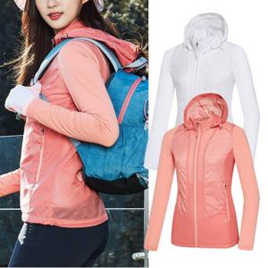 콜핑 바람막이 냉감 메쉬 소재 후드 여성 등산 자켓