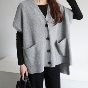 [하늘바라기]롤스 램스울 니트 베스트