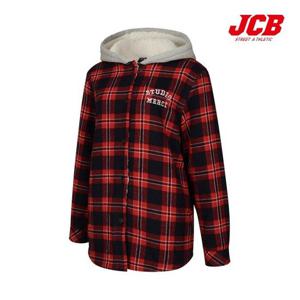 [JCB][JCB] 여아 보아털 체크 점퍼 (JBF0O641GSR)