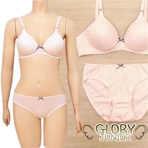 [고아라]주니어3단계 노와이어 몰드브라팬티2종(GLB1657)