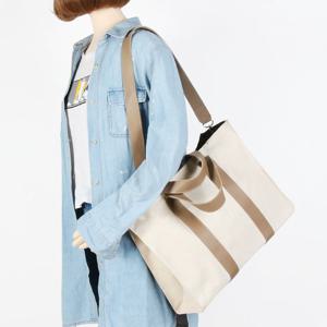 [디어백] 베이직한 빅스퀘어 캔버스 에코백 AN6026