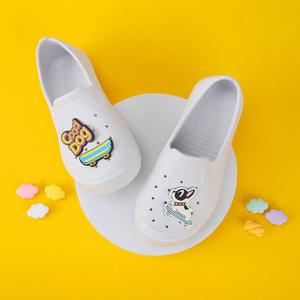 팬콧 팝바우 멀티 만능실내화_화이트/유아동 어린이집 유치원 초등 학생 학교