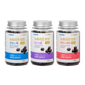 [포켄스] 뉴트리션트릿 관절&뼈/눈&눈물/피부&피모 미니 168g