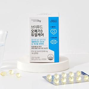 [에치와이] 브이푸드 알티지 오메가3 듀얼케어 3박스