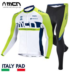 MCN 자전거의류세트 슬리데린 긴팔져지 9부긴바지