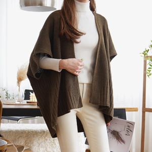 [하늘바라기]휴먼 숄 니트 가디건