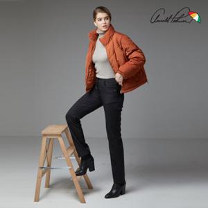 [아놀드파마]아놀드파마 FW 여성 기모 본딩팬츠_블랙