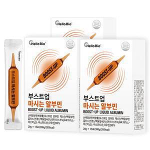 [덴마크산] 부스트업 마시는 알부민 15포 3박스 총  45포
